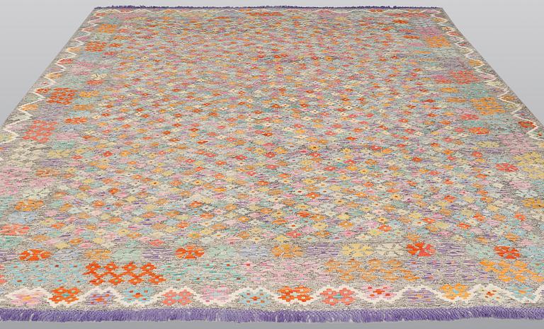 A carpet, Kilim, 356 x 298 cm.