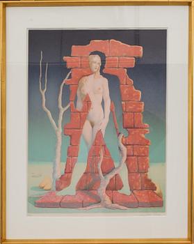 JEAN-PAUL CLEREN, färglitografi, signerad och numrerad 134/145.