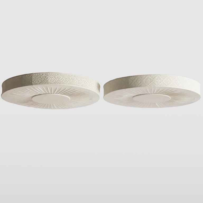 Takplafonder, ett par, Swedish Modern, 1940-tal.