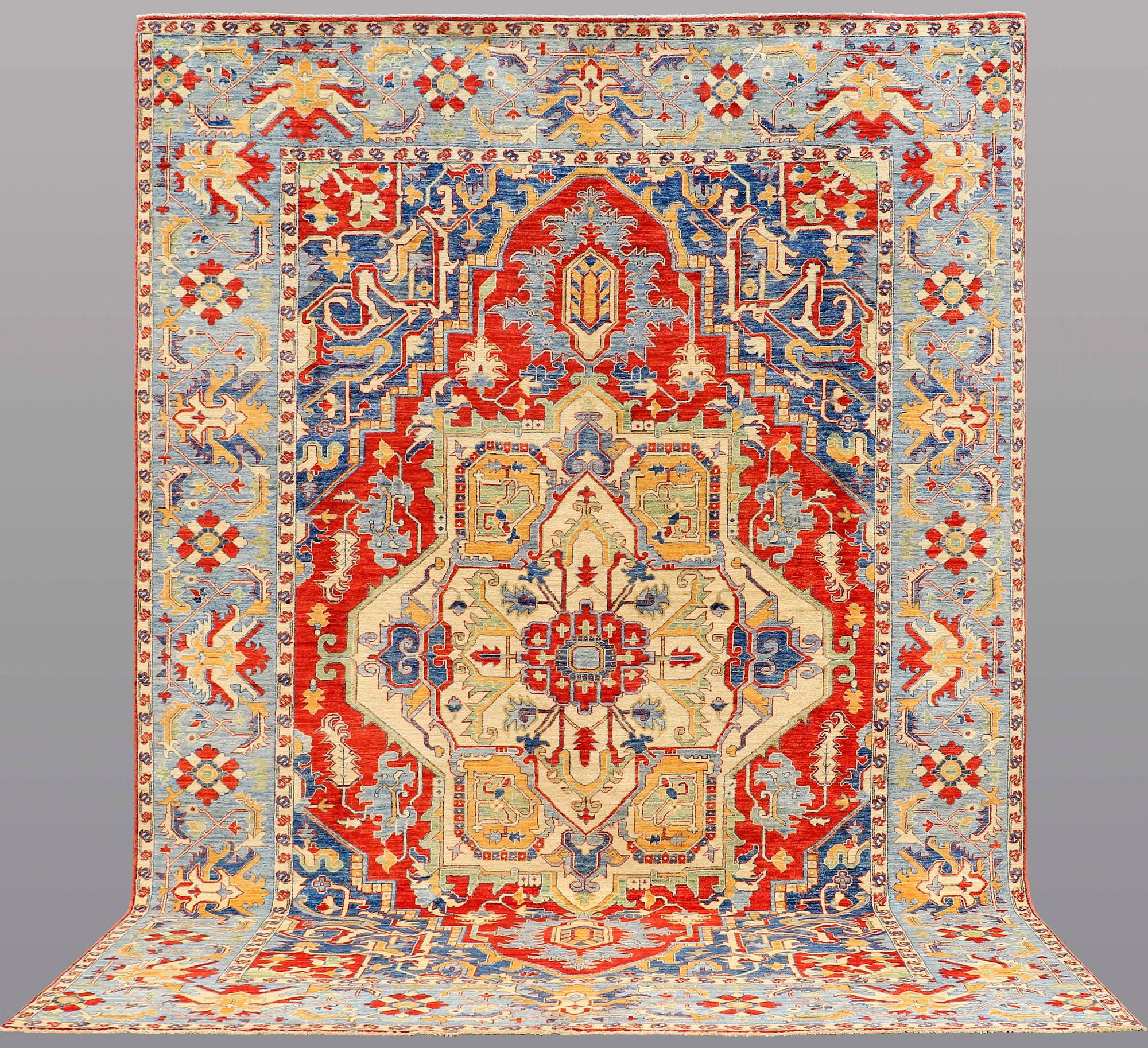 A carpet, oriental, ca 418 x 298 cm.