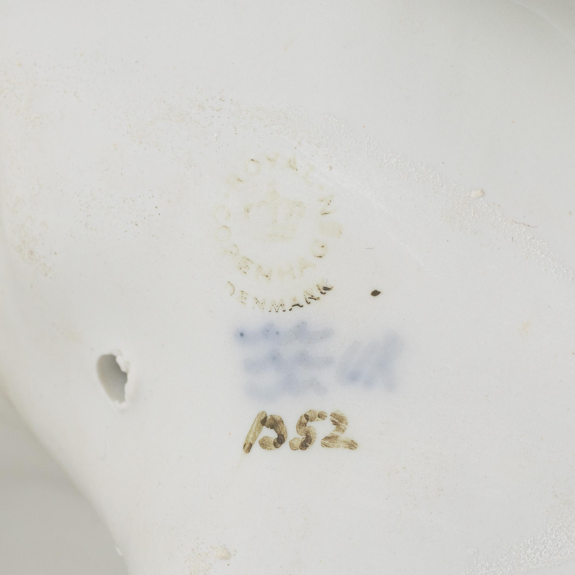 Christian Thomsen, figurgrupp, porslin, Royal Copenhagen, Danmark.