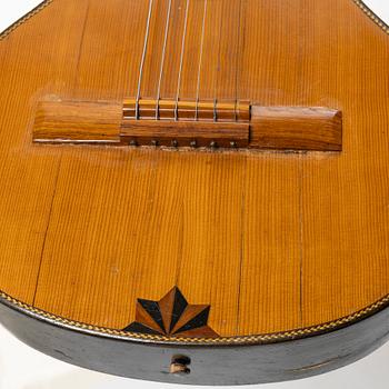 Acoustic guitar, "Wappengitarre", 19th century, Germany.