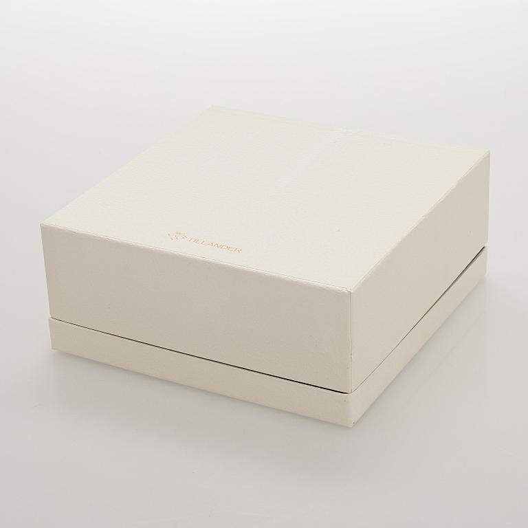 A sterling silver and enamel bowl, maker's mark of A. Tillander, Turku 2005.