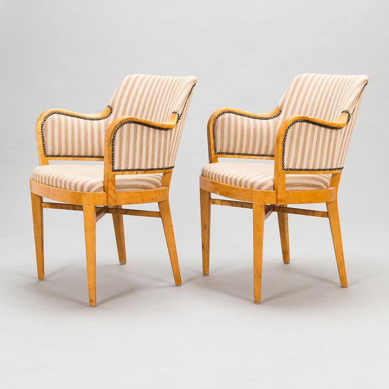 A pair of Bodafors armchairs from the 1930s/40s.