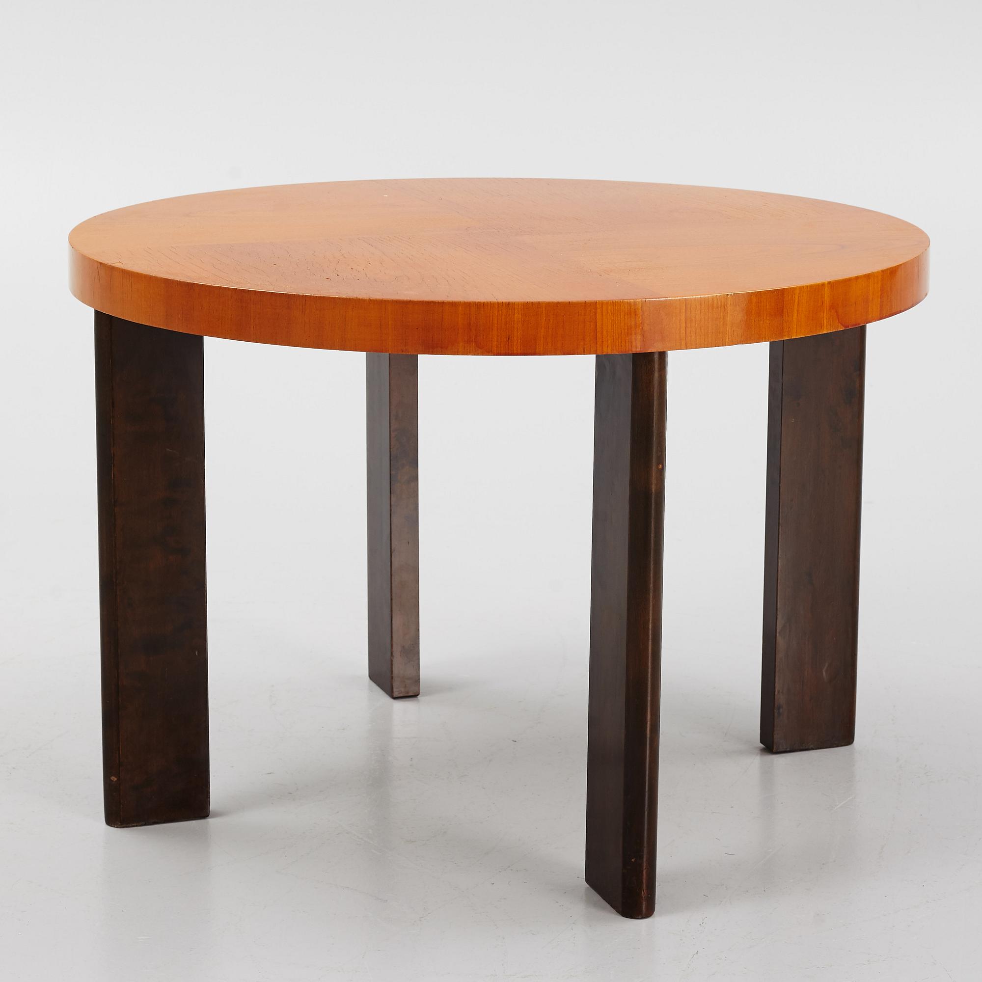 Coffee table, functionalist style, 1930s.