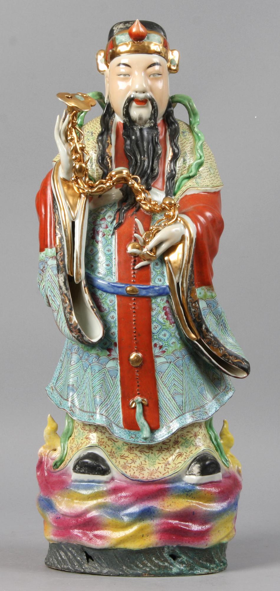 FIGURER, 3 st, porslin, Kina, 1900-tal.