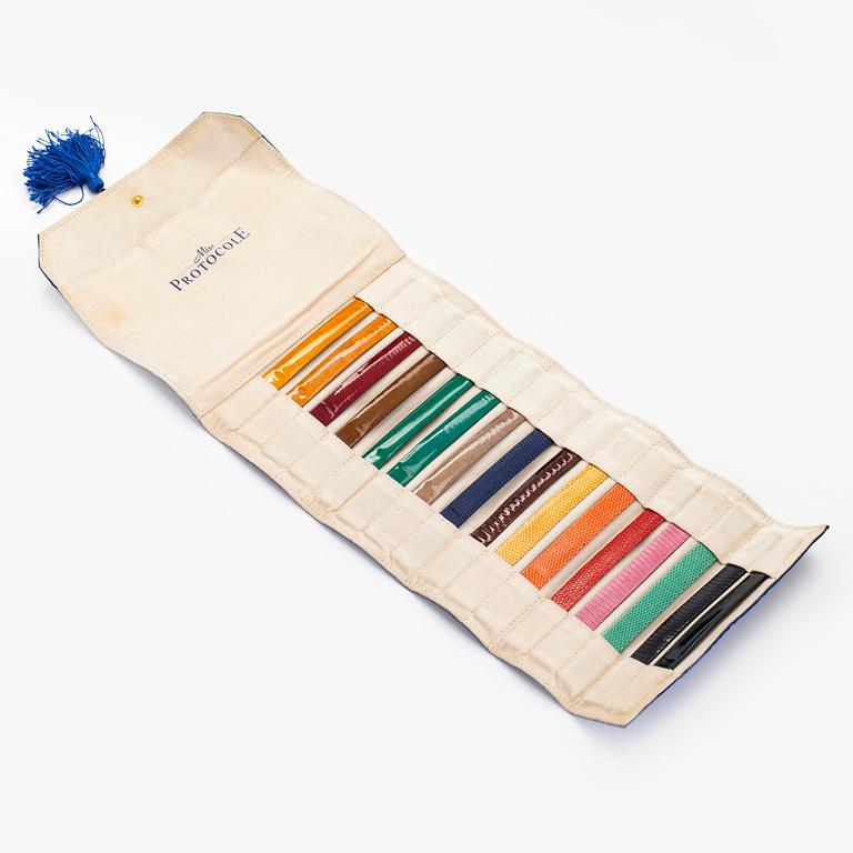 Piaget, wristwatch, Miss Protocole, 25 x 17,5 mm, 18K white gold, quartz, sapphire crystal.