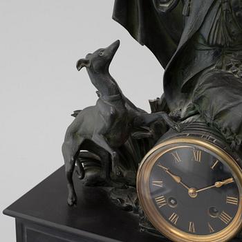 A Breveté table lamp, probably from the 19th century.