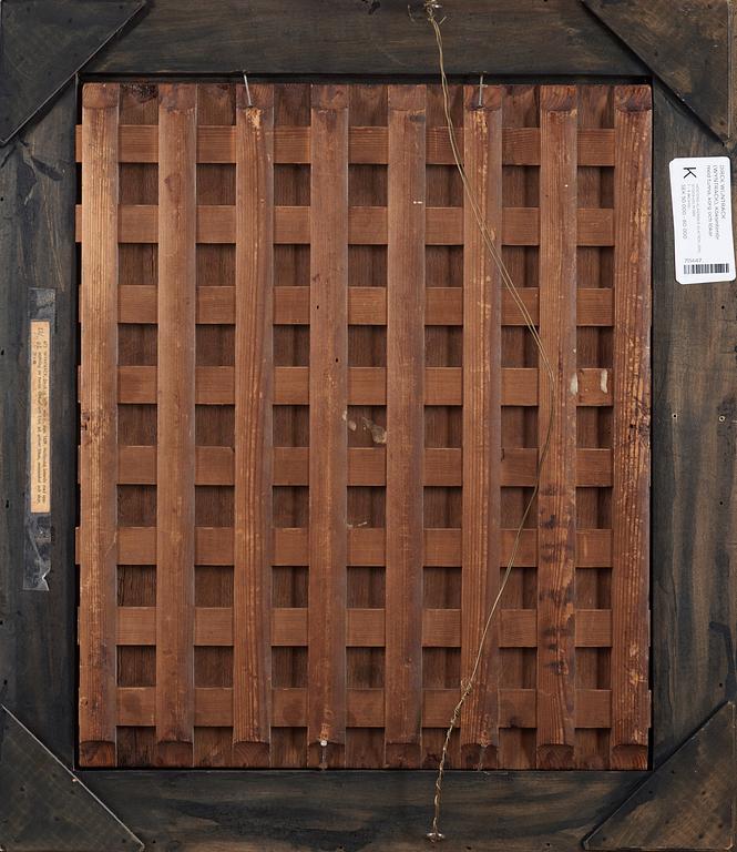 DIRCK WIJNTRACK, olja på pannå, signerad Wyntrack och daterad 1639? (på pallens kant).