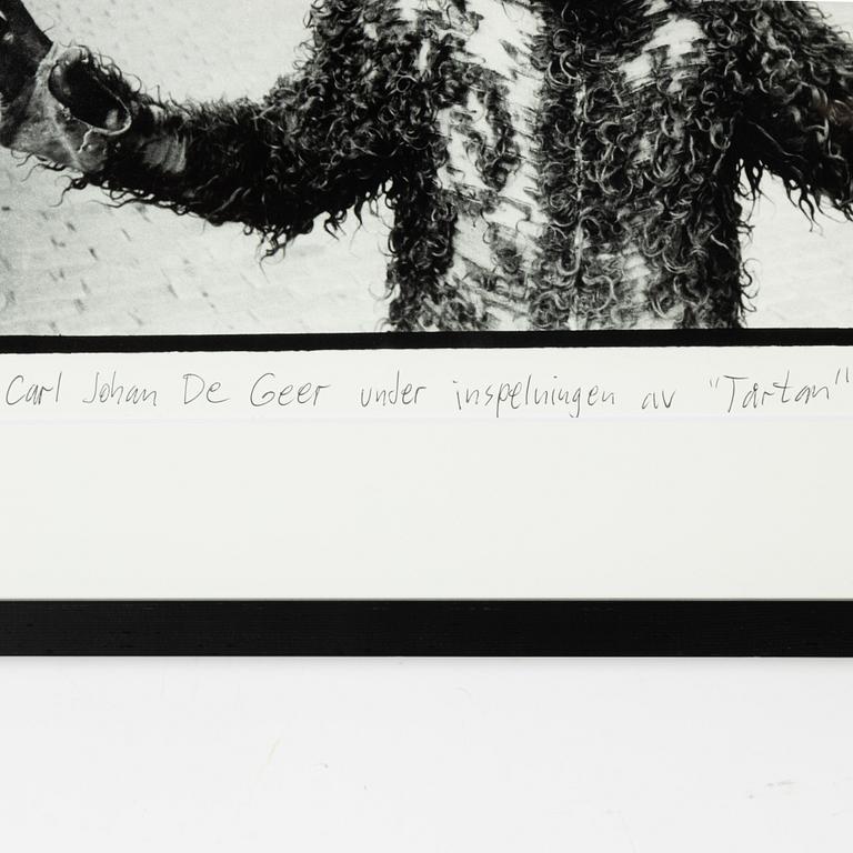Carl Johan De Geer, fotografi, signerat 16/30.