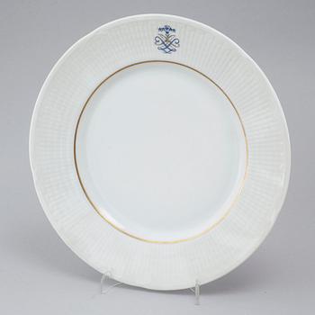 SERVIS, 119 delar, "Swedish Grace" med monogram, porslin, Rörstrand, 1900-tal.