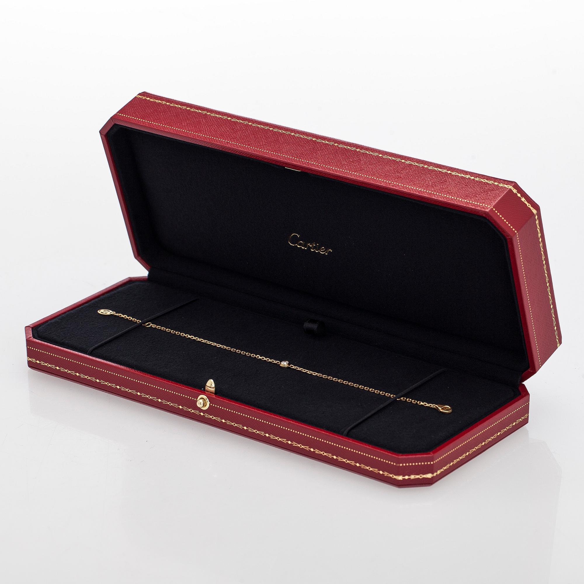 Cartier, rannekoru, "d'Amour", 18K kultaa ja briljanttihiottu timantti.