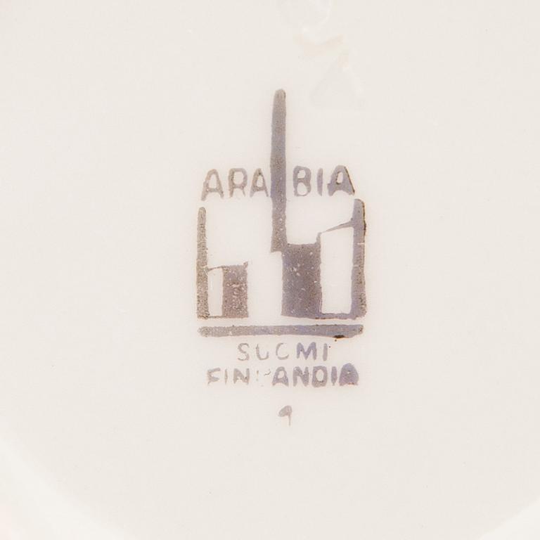 TEEASTIASTO, 23 osaa, posliinia, Arabia 1932-49.
