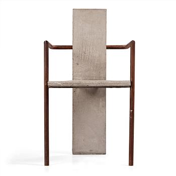 8. Jonas Bohlin, a 'Concrete' armchair, Källemo, Värnamo, Sweden 1981.