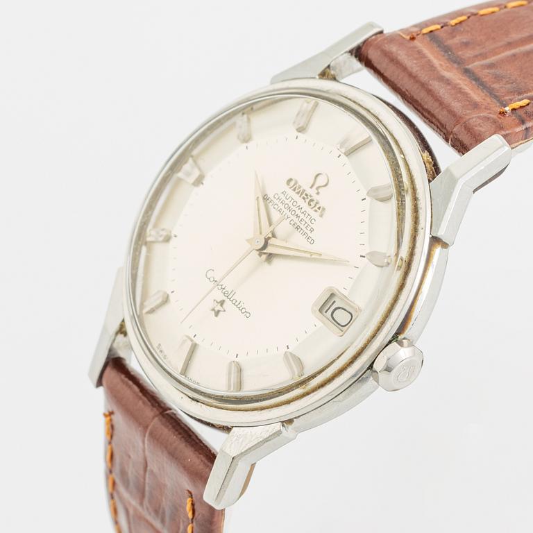 Omega, Constellation, Chronometer, "Pie-Pan", wristwatch, 34 mm.