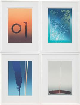 CURT HILLFON, litografier, 4 st, signerade och numrerade H.C.