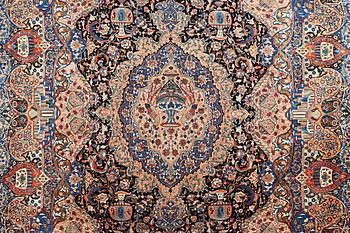 A carpet, Kashmar, ca 392 x 296 cm.