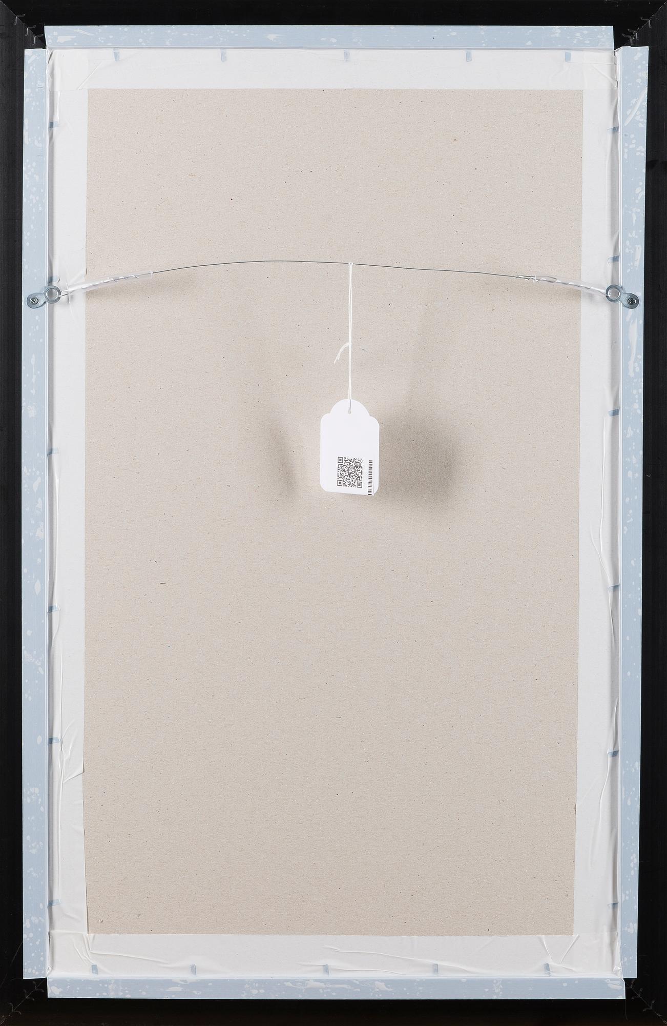 EXHIBITION POSTER,  22 Finnish painters Jerusalem Theater 16.1.1986. Pictured work by Seppo Kärkkäinen.