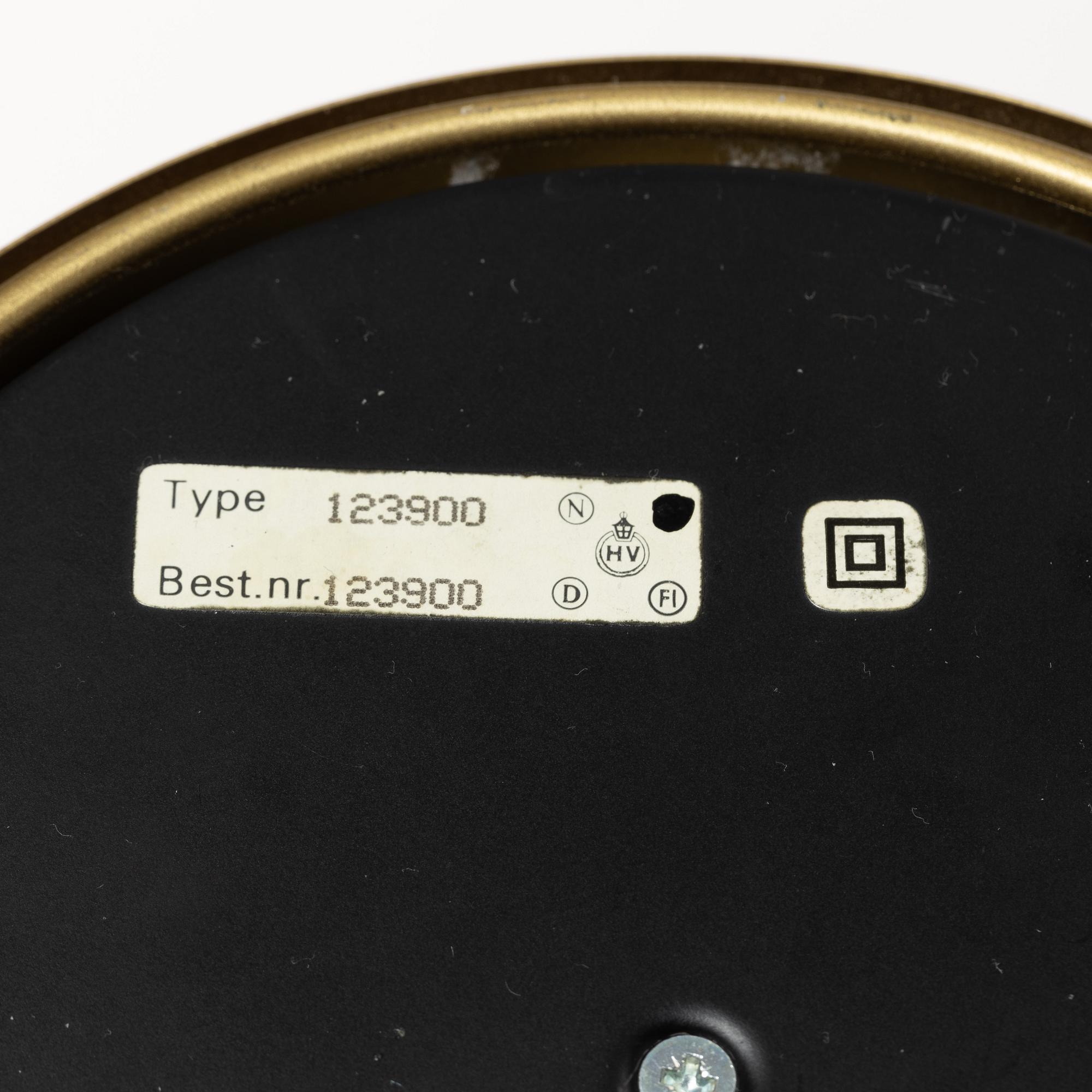 Hans-Agne Jakobsson/Hövik bordslampa mässing, 1900-talets andra hälft.