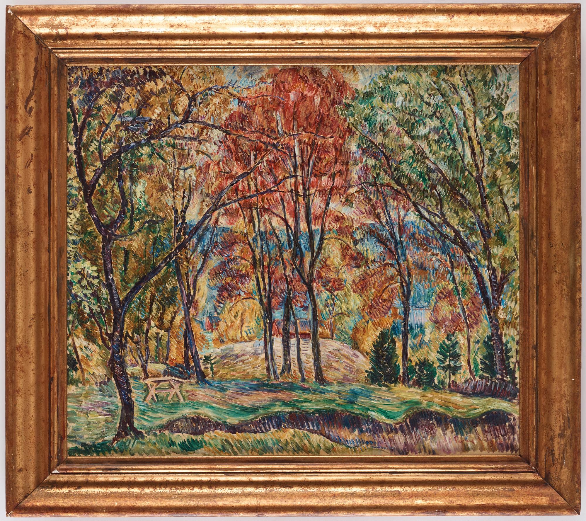 Arthur Percy, "Höstlig park".
