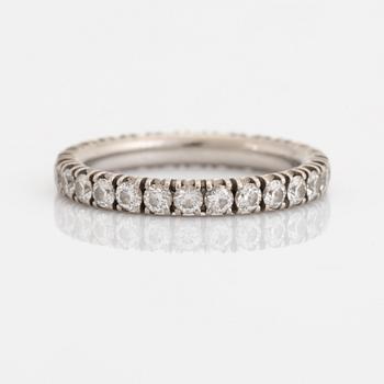 Cartier ring helallians platina med runda briljantslipade diamanter.