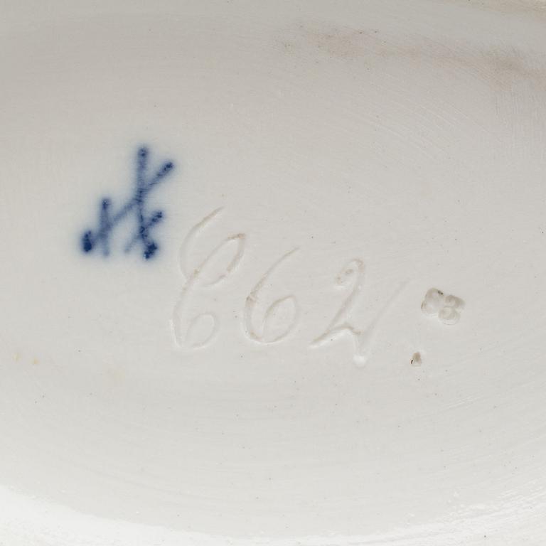 FIGURIN, porslin, Meissen, 1800-talets slut.