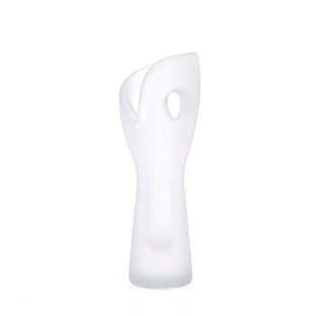 VAS, glas, "Hiidennyrkki" (Jättens näve), signerad Timo Sarpaneva Iittala, -55.