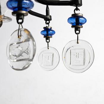 Erik Höglund, Chandelier, Boda Smide, second half of the 20th century.