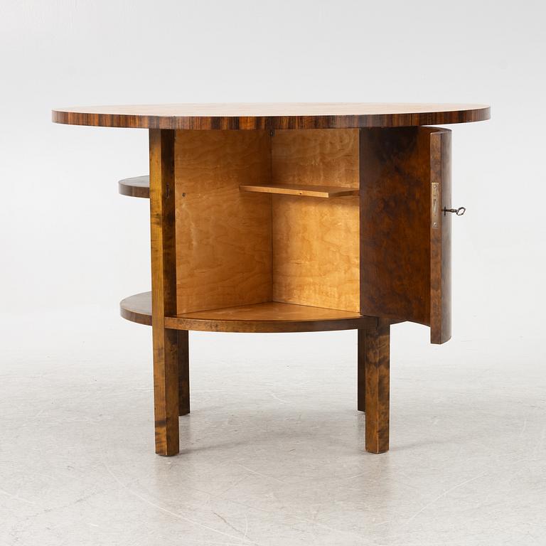 A table with cabinet, 1930's.