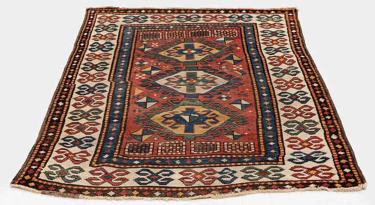 An antique Kazak rug, south Caucasus, c. 163 x 112 cm.