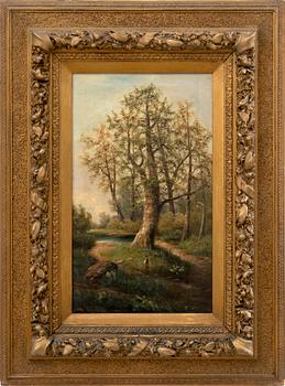 Unknown artist, Landscape motif.
