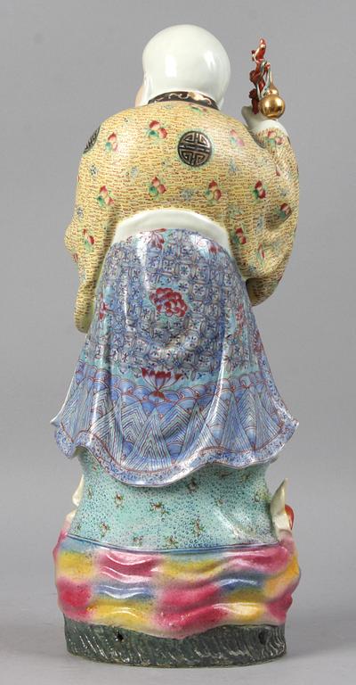 FIGURER, 3 st, porslin, Kina, 1900-tal.