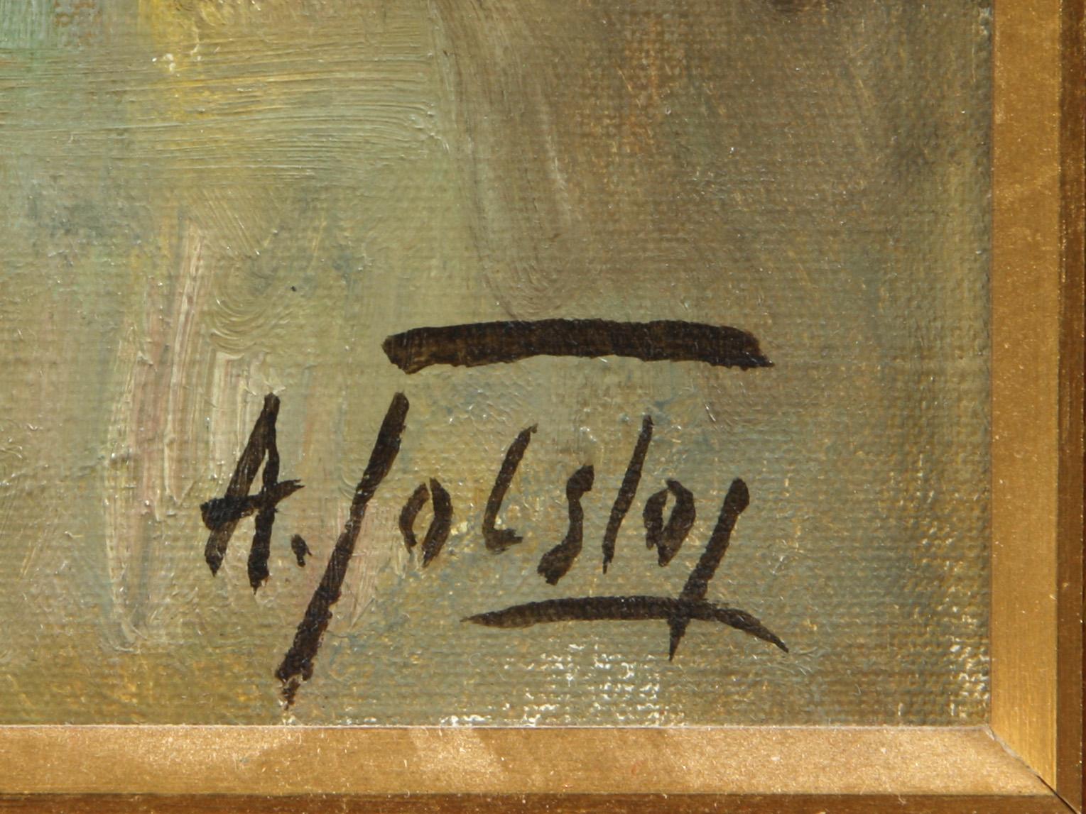 ALEXANDER TOLSTOY, olja på duk, sign.