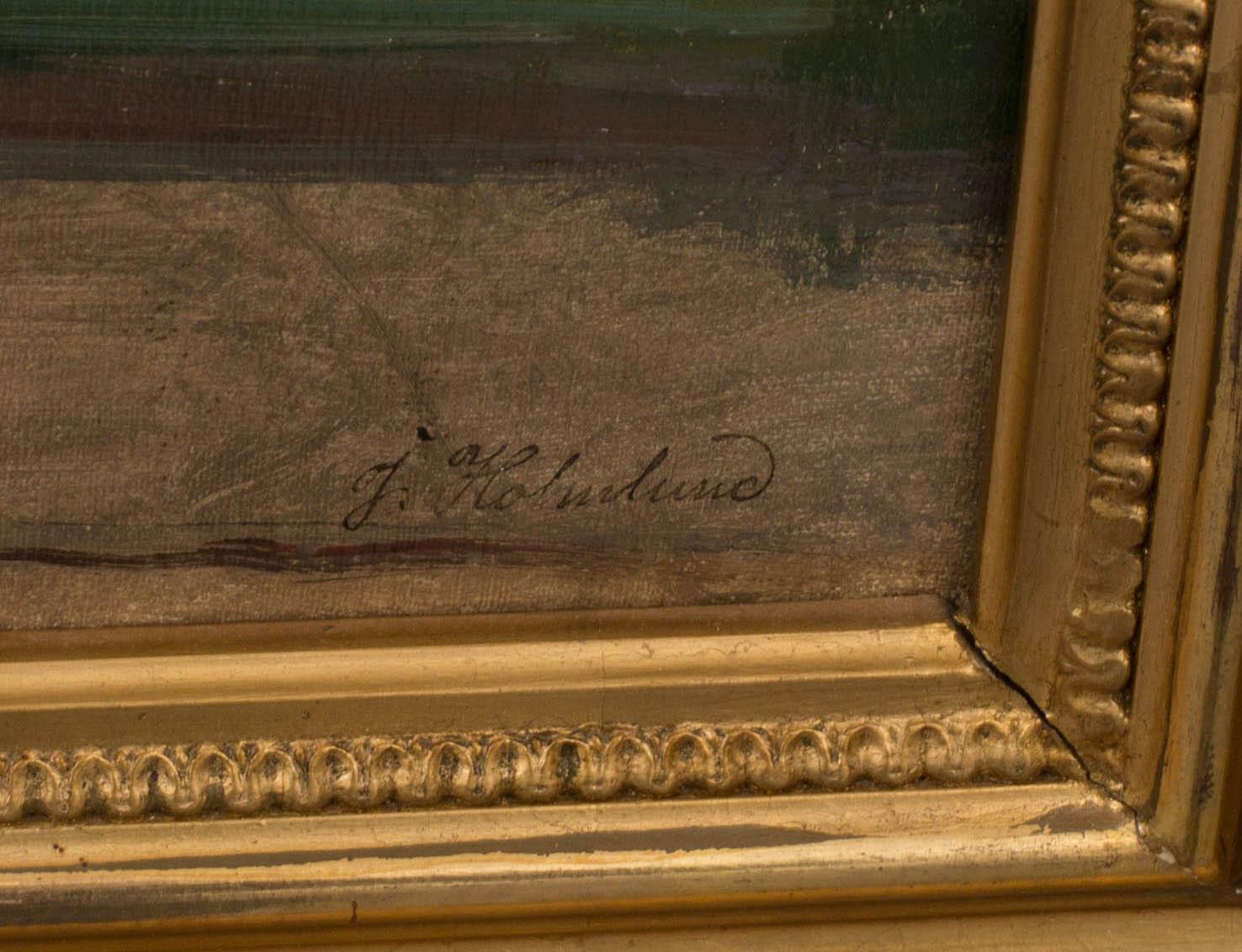 JOSEFINA HOLMLUND, olja på duk, signerad.