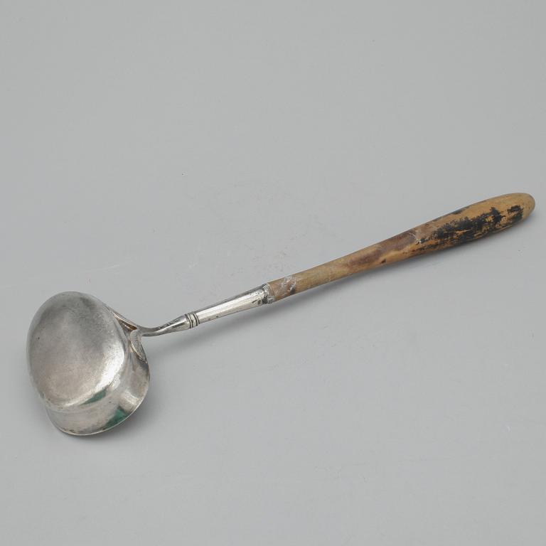 SOPPSLEV, silver, August Wilhelm Ahnström, Växjö 1845.
