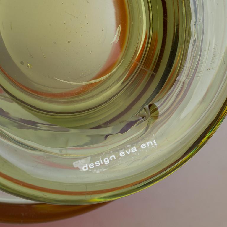 EVA ENGLUND, vas samt skål, glas, Pukeberg, design Eva Englund.