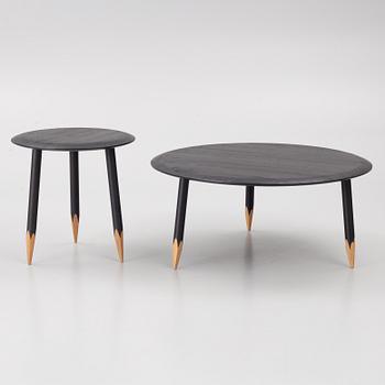 Samuel Wilkinson, Coffee Tables, 2 pcs, “Hoof Table”, &Tradition, Denmark, 2000s.