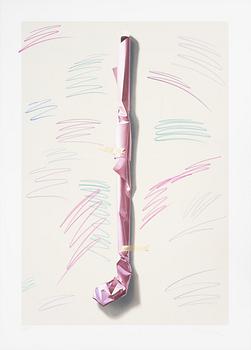 Yrjö Edelmann, "Golf club wrapped in pink".