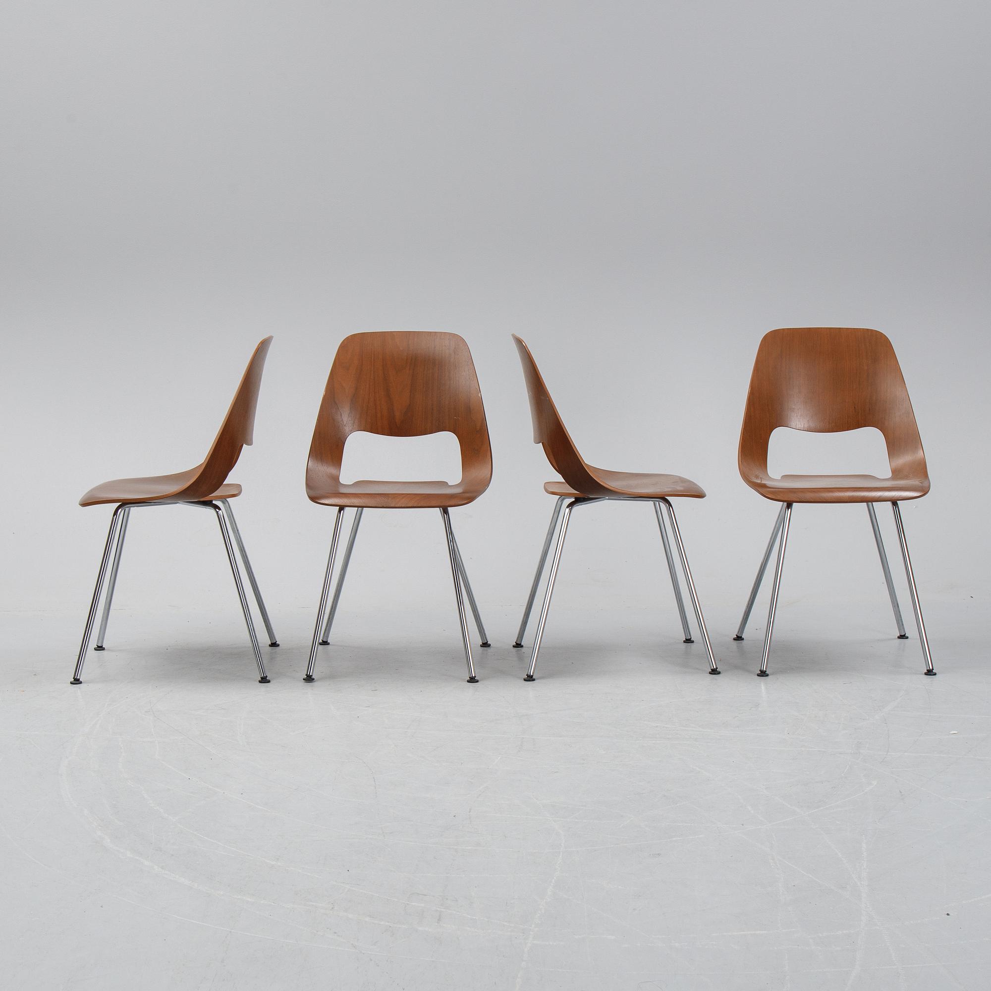 ALFREDO HÄBERLI, four 'Jill' chairs, Vitra, 2012.