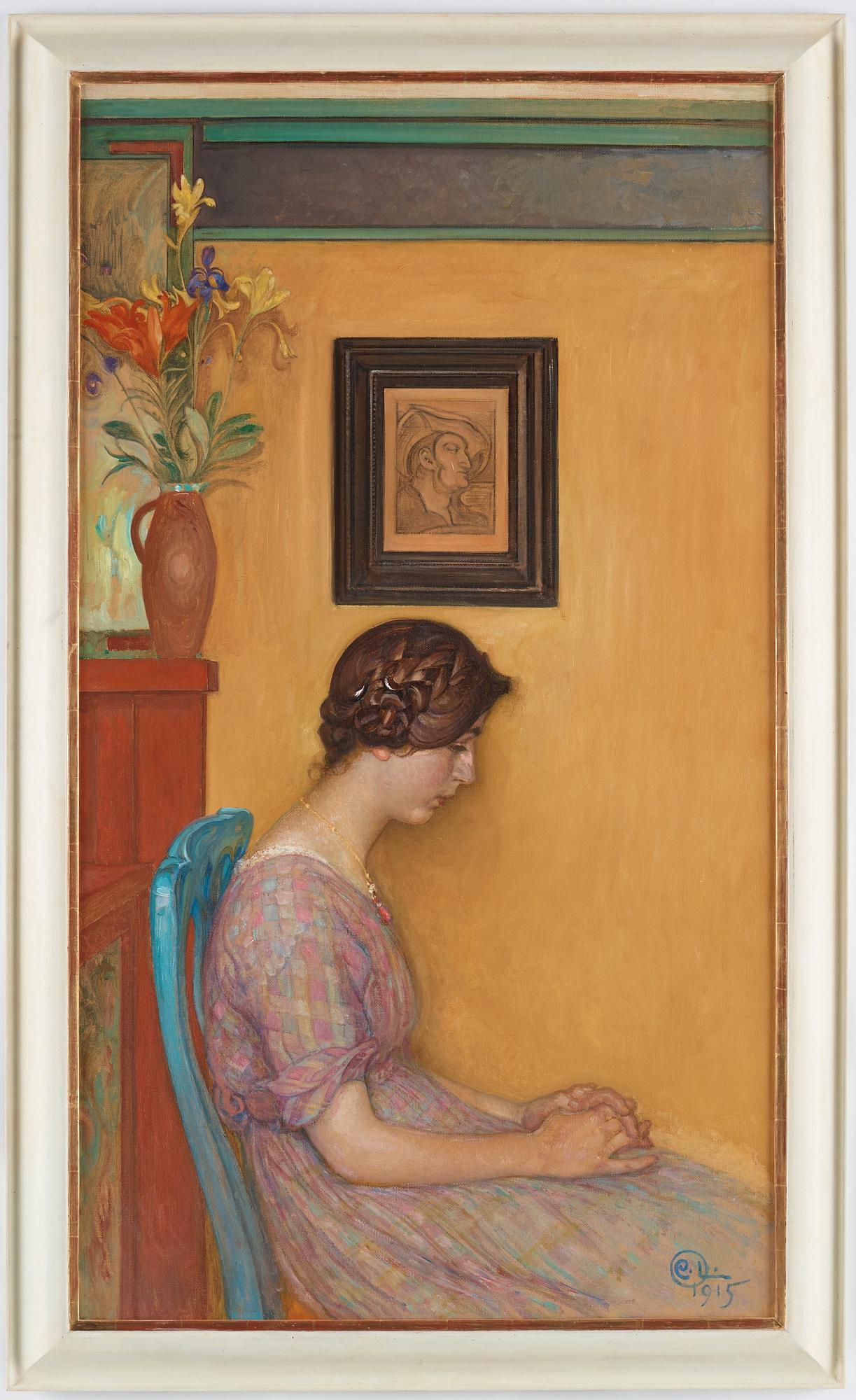 Carl Larsson, "Kersti 19 år".