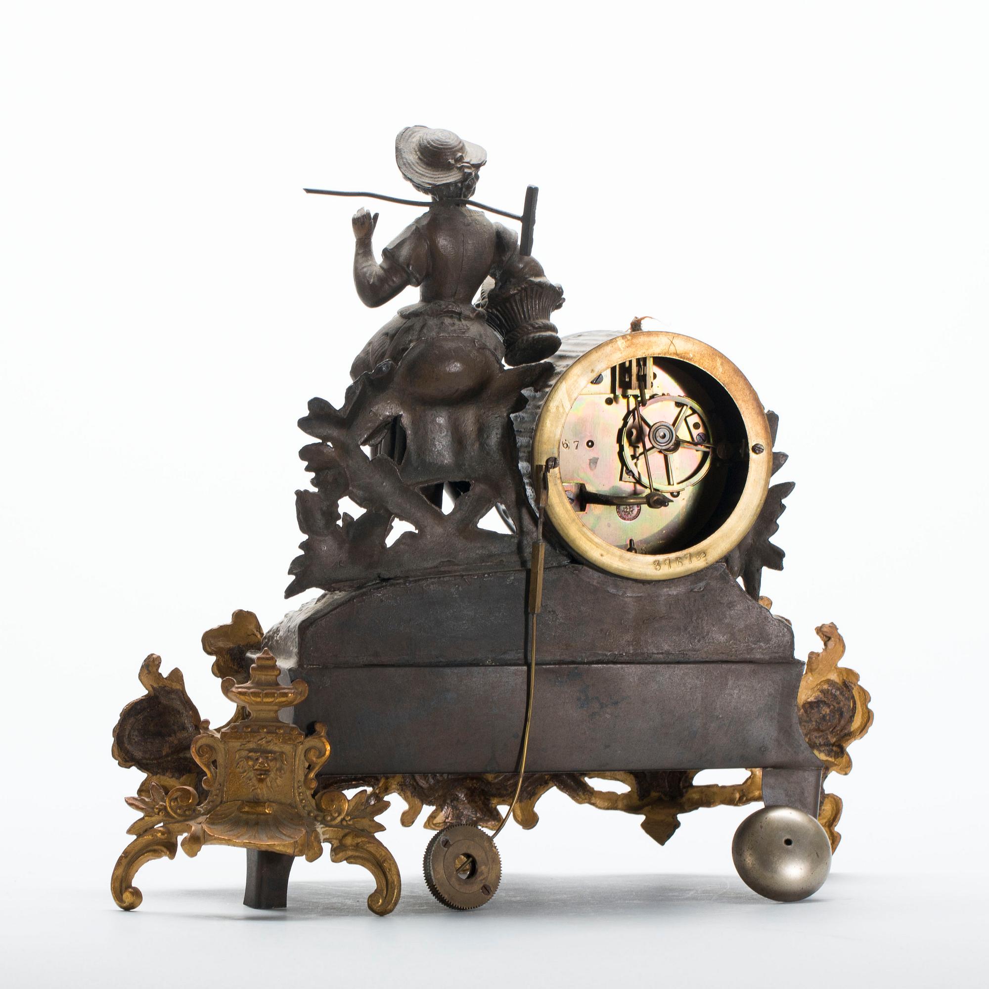 BORDSPENDYL, Frankrike. 1800-tal.