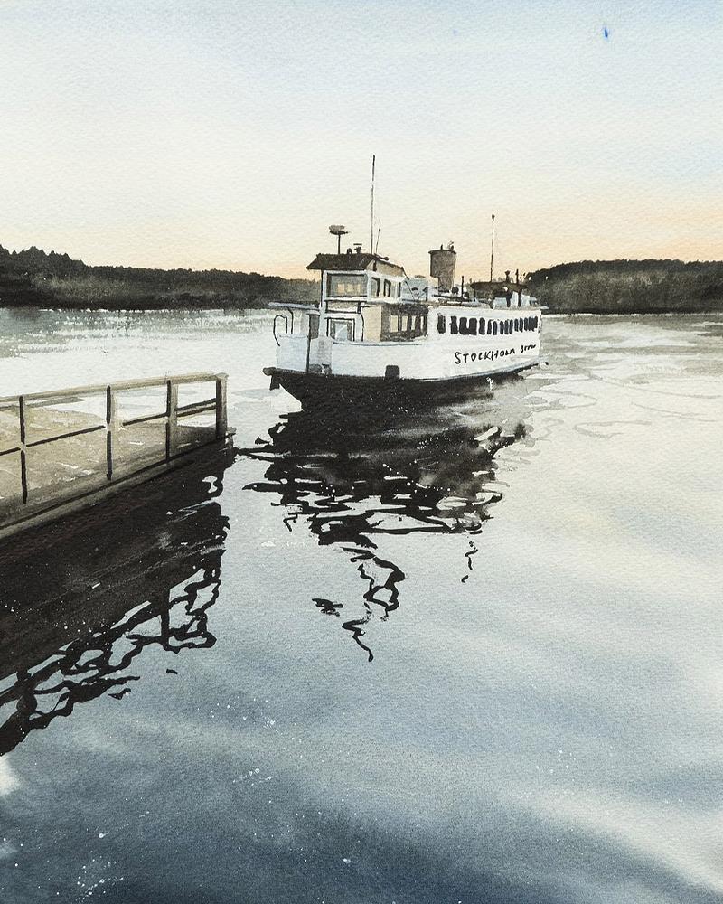 Watercolours by Peter Eugén