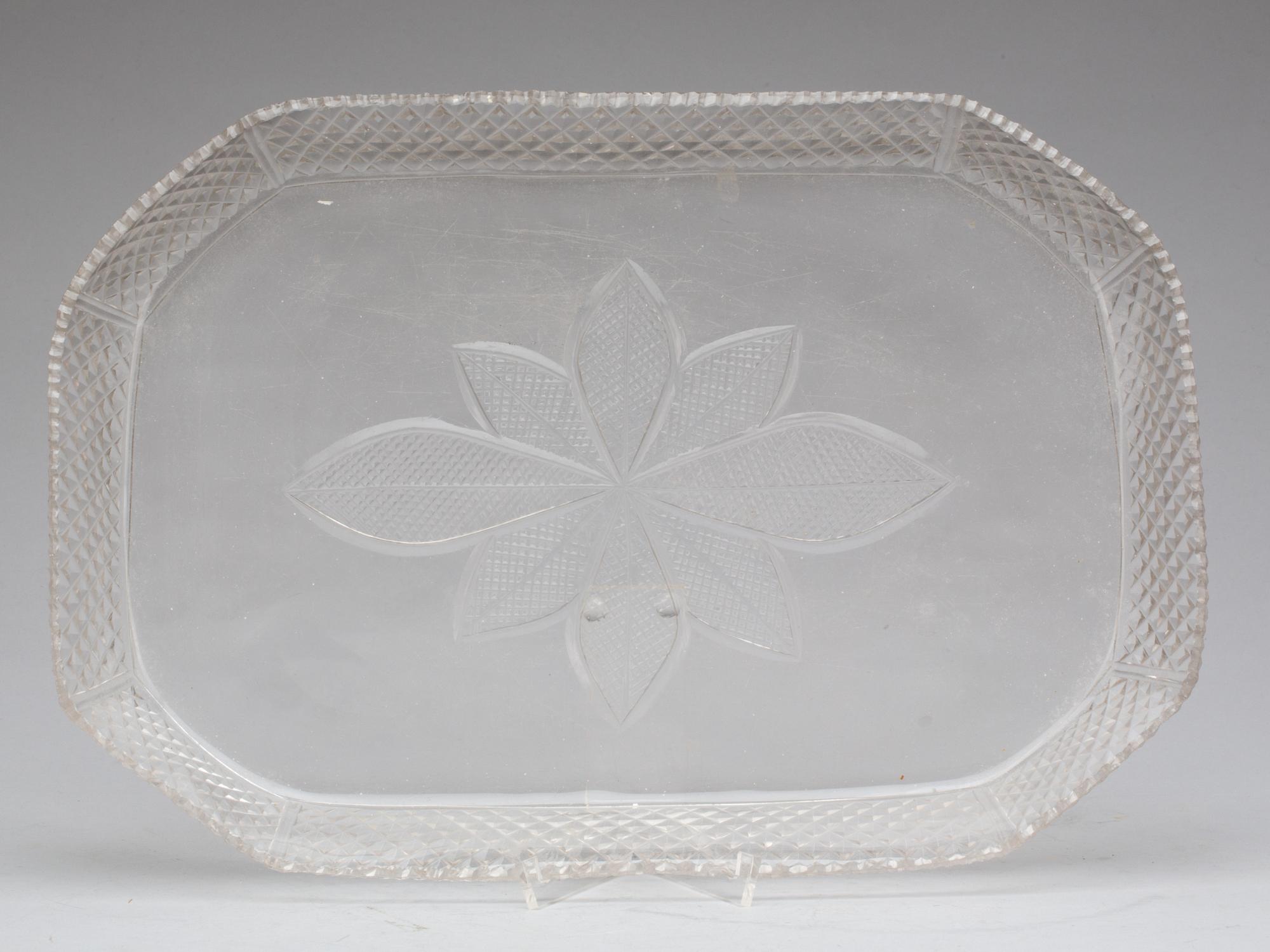 SERVERINGSFAT, glas, enligt uppgift  Finland, 1810.