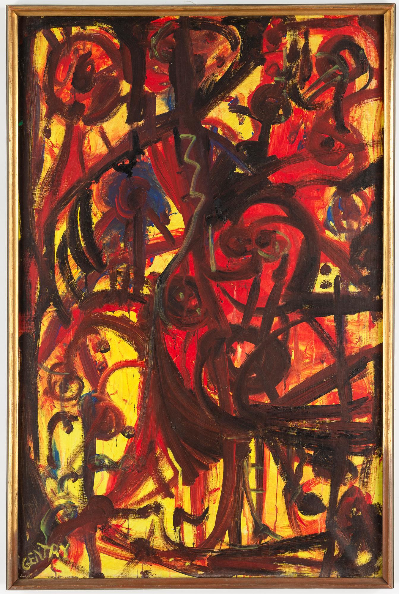 Herbert Gentry, olja på duk, signerad och daterad -65.