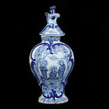 VAS med LOCK, fajans, Holland, 1700-tal.