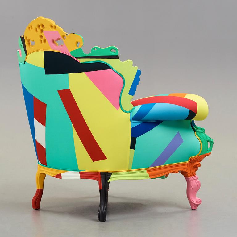 Alessandro Mendini, a 'Proust Geometrica' armchair, edition Cappellini, Italy.