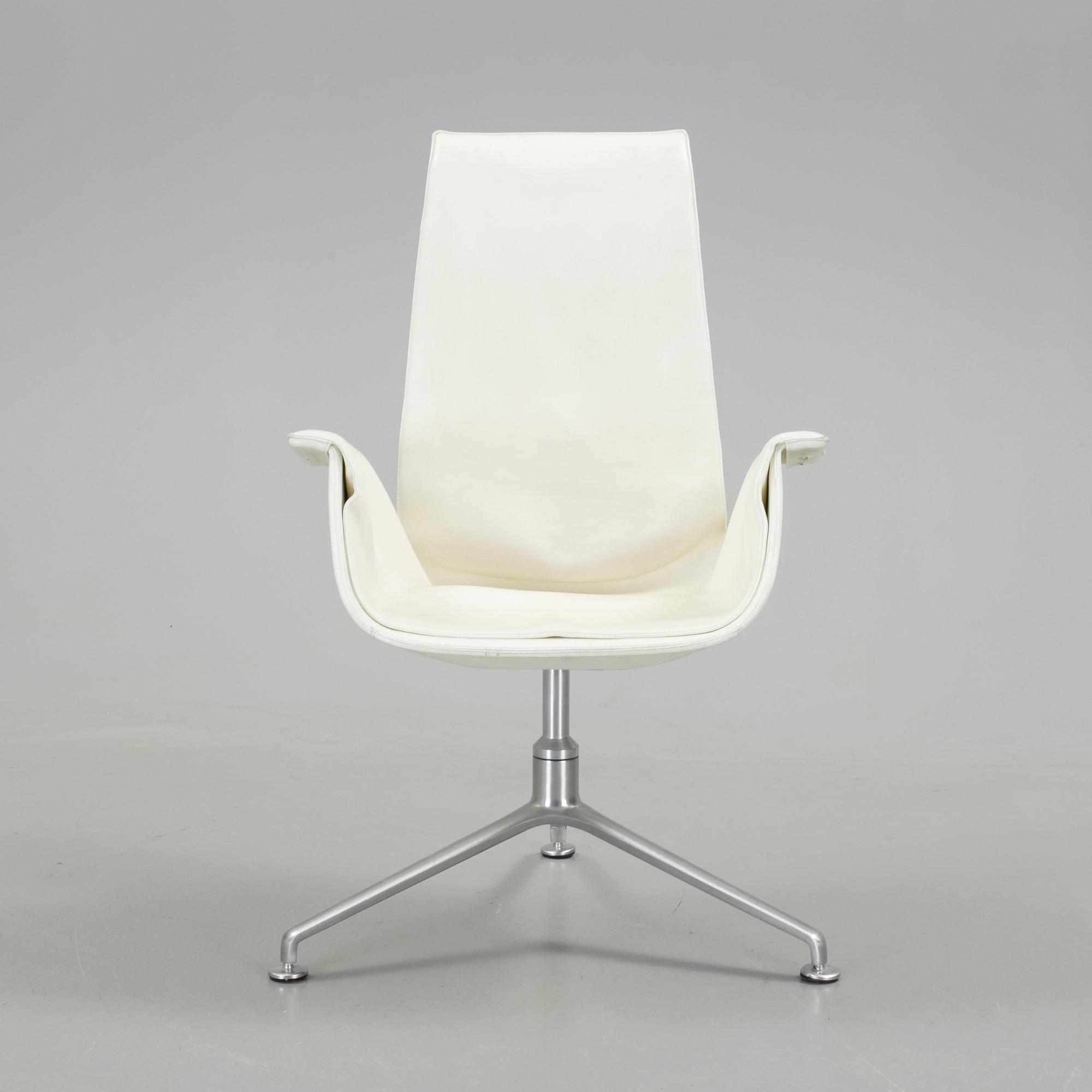 SKRIVBORDSSTOL, "Tulip", Preben Fabricius & Jørgen Kastholm, 1970-/80-tal.