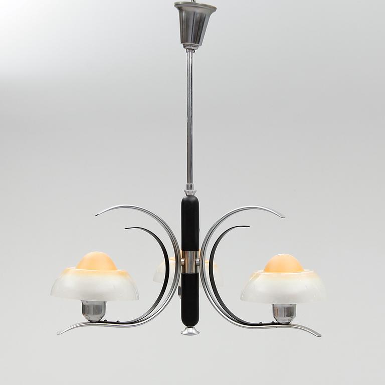 TAKLAMPA, Fog & Morup, Danmark, 1930-/40-tal. Höjd 70 cm.