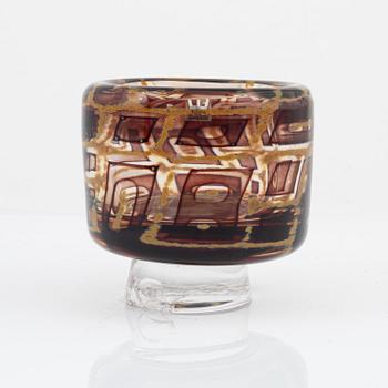 Vicke Lindstrand, a unique glass bowl, Kosta.