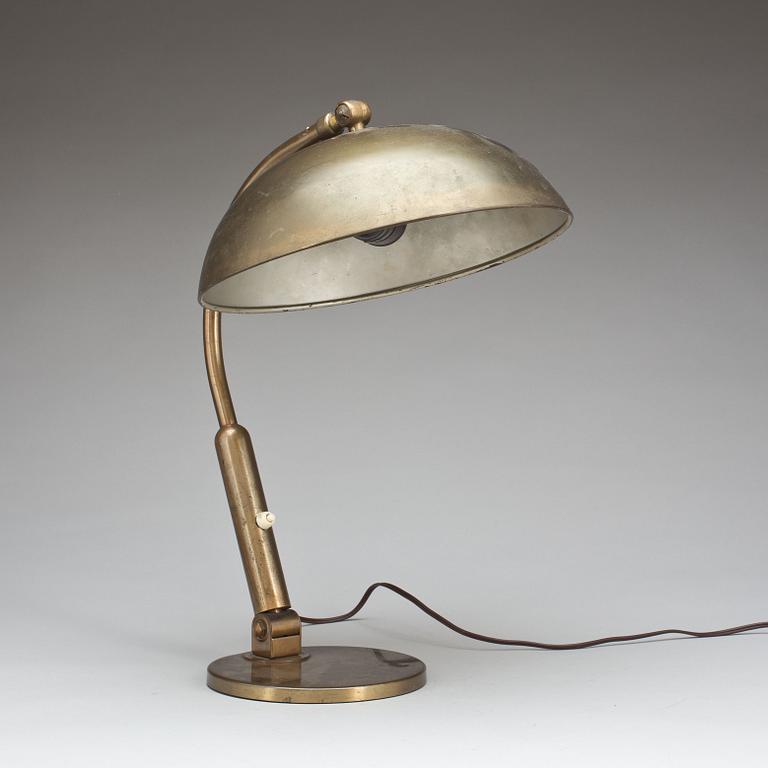 SKRIVBORDSLAMPA, 1900-talets första hälft.